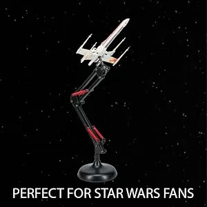 Paladone Star Wars X Wing Posable Desk Light 15cm (5.9") Wide Replica Ship with LED Lighting Powered by Included USB Cable - Star Wars Fans