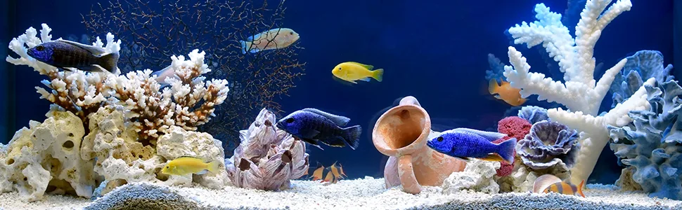 Relaxdays Aquarium Decoration Stone Natural Look Decorative Hiding Place Rock Cave Aquarium Accessory HxW 8.5x17cm Black-Green - aquarium