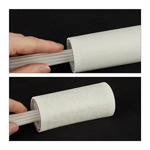 Relaxdays lint roller with 2 replacement rolls lint roller for clothing against lint & hair lint remover 105 sheets white - product information 8