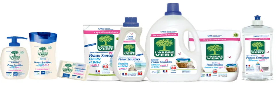 L'Arbre Vert dishwashing liquid for sensitive skin 750 ml 1 piece - product information 1