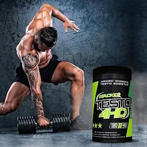 Stacker2 Testo-4HD Testosterone Production Testosterone Fitness Diet Muscles Bodybuilding 120 Capsules - product information 5