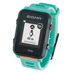 Sigma Sport Id.tri GPS triathlon watch with training and competition features navigation smart notifications light and waterproof including bicycle bracket black basic - triathlon uhr, navigation uhr