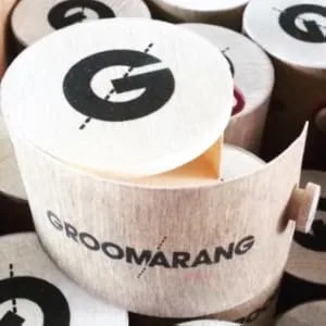 Groomarang's luxurious 'O' Boar beard brush made from wild boar bristles the perfect grooming gift for men - product information 4