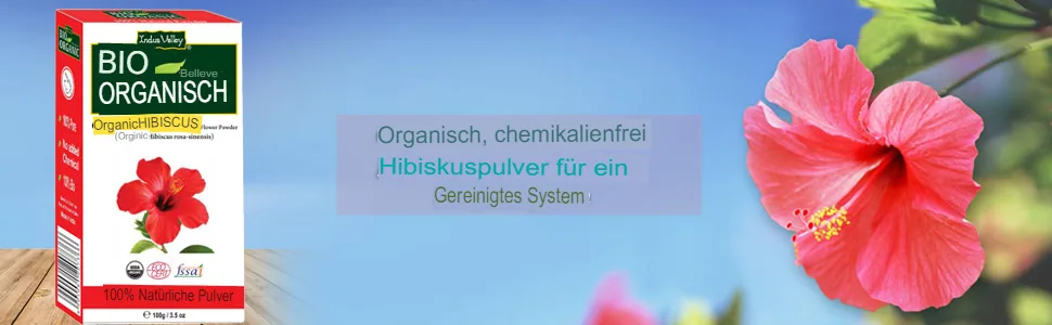 Indus Valley Bio Organic Powder (hibiscus) - product information 1