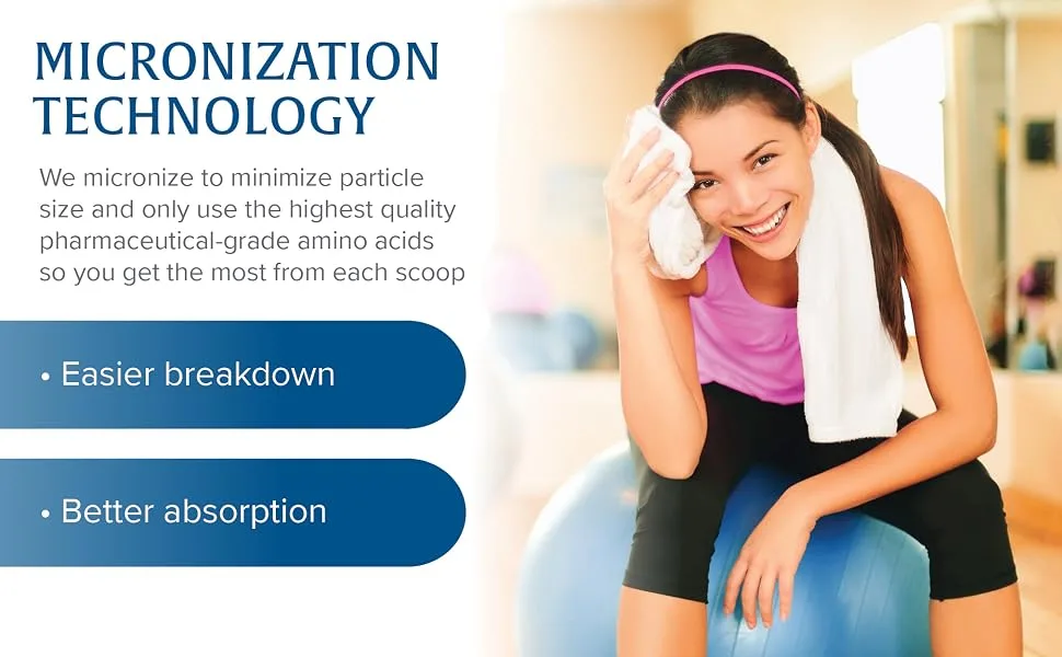 Natural Factors Micronized L-Glutamine 5000 mg  8 oz (226 g) Powder - Micronization technology
