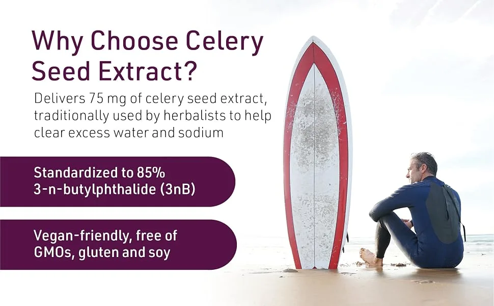 Natural Factors Celery Seed Standardized Extract 120 Vegetarian Capsules - Why choose celery seed extract?