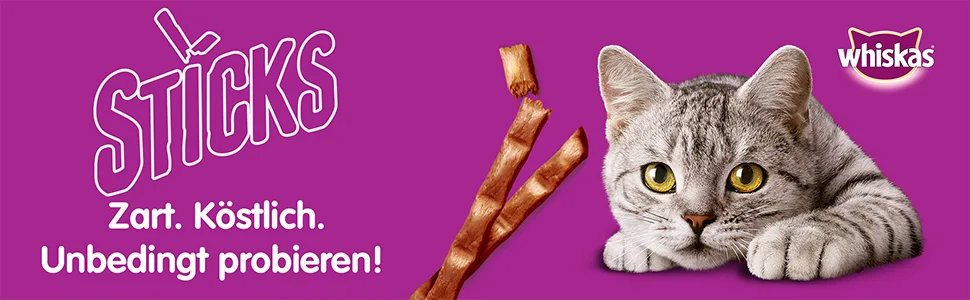 Whiskas Sticks Rich in Salmon 14 x 6 pieces - whiskas