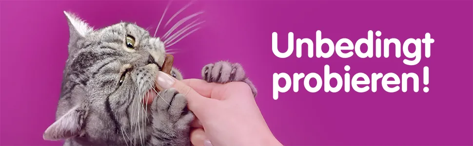 Whiskas Sticks Katzensnack Rich on chicken 84 sticks 14x6 sticks - irresistible taste experience with many vitamins and minerals - whiskas