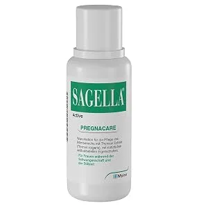 SAGELLA Active - PREGNACARE : Soap-free intimate wash lotion for women during and after pregnancy 250 ml - product information 2
