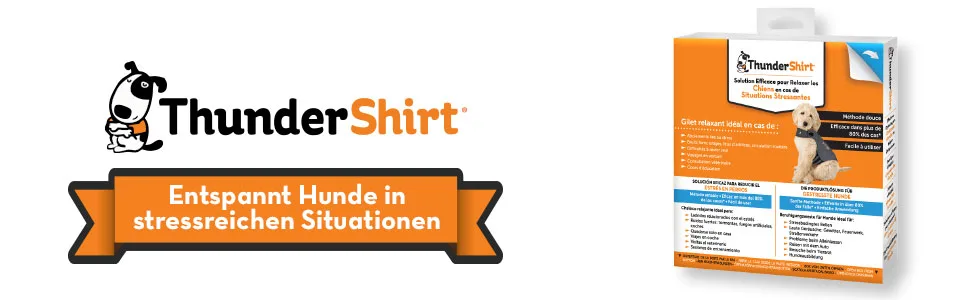 Thundershirt: Calming Vest for Dogs - Grey - Size LL Jacket Only - Entspannt Hunde in stressreichen Situationen