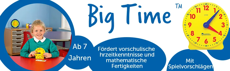 Learning resources learning aids Big Time Learning 12-hour learning watch learning clock elementary school learning watch learning to learn watch for learning for children learning time learning watch for children from 5 single - product information 1
