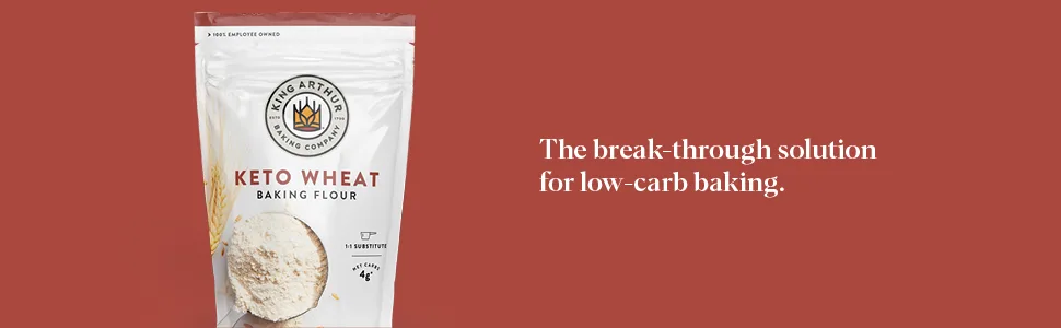 King Arthur Flour Keto Wheat Flour Blend 16 oz (454 g) - Breakthrough