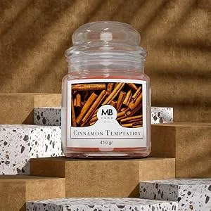 Candles "MB Home Basic 100GSM Cinnamon temptation 100 Cinnamon Temptation - Umgebung.