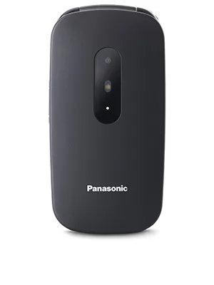 Panasonic KX-TU446EXB Senior cell phone to open without a contract (SOS emergency call button shockproof speech amplifier large separate keys large font and number display) Black Black Single - kx-tu446