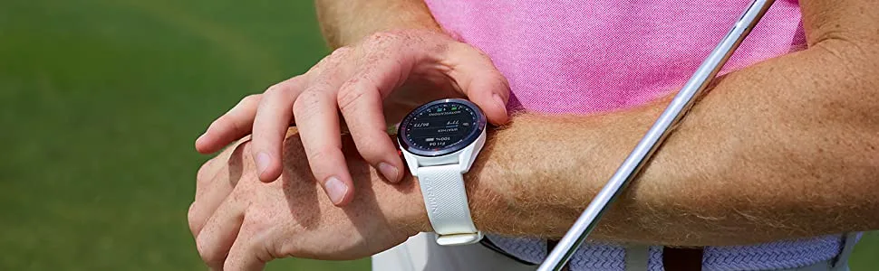 Garmin Approach S62 Smartwatch Golf White White/Opulent Garden View only - product information 1