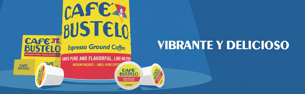 Cafe Bustelo Espresso Decaffeinated Instant Coffee 3.5 oz (100 g) - Cafe Bustelo K Cups Ground Coffee