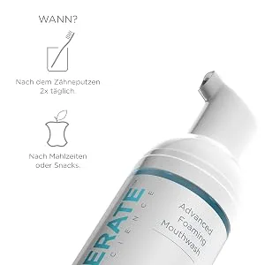 Regenerates special mouth flushing foam - Regenerate, mouthwash