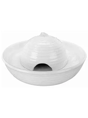 TRIXIE electronic water dispenser "Drinking fountain Vital Flow Mini ceramic 0.8 l/ 24 10 cm white" - 24468 - 24468