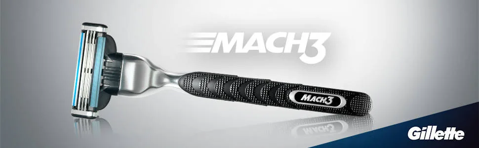 Gillette Mach3 razor with 8 razor blades - mach3 main