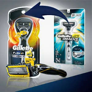 Gillette Mach3 razor with 8 razor blades - mach3 packung