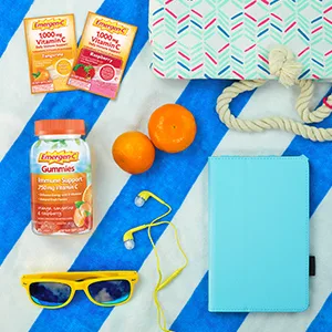 Emergen-C Vitamin C Flavored Fizzy Drink Mix Raspberry 1000 mg 30 Packets 0.32 oz (9.1 g) Each - Reach Your Goals