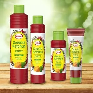 Hela Spice Ketchup Curry delicate (12 x 500 ml) - Sortiment Gewürzketchup