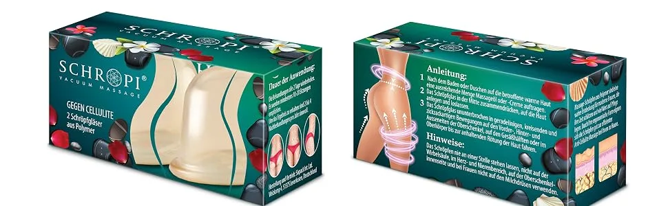 Schropi massage cupping (schropiTM) (set of 2 standard) - Schropfen-Massage