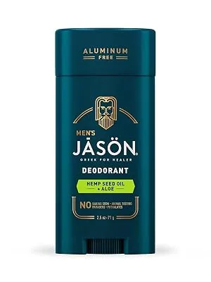 Jason Natural Men's Deodorant Ocean Minerals + Eucalyptus  2.5 oz (71 g) - Jason Calming Deodorant Stick