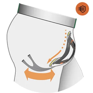 Shock Doctor Jockstrap with Carbon Flexcup 329 VAS1 VAS2 Grey L - Groin Protector Groin Guard + MMA + Martial Arts + Boxing + Fightsport
