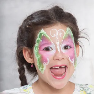 Eulenspiegel 777787 - Original make-up head real hair black - Kinder