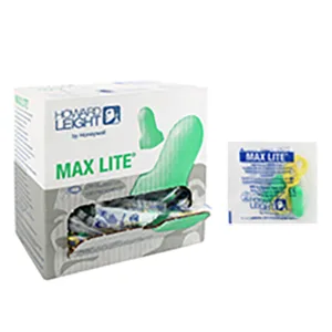 Honeywell 1013048 Howard Leight Max Lite Disposable Foam Earplugs SNR 34 200 Pairs - Maxlite
