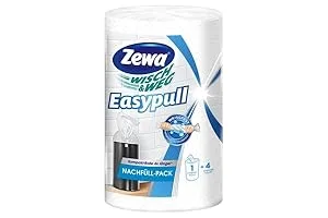 Zewa wipe and path Easypull refill roller for mobile paper donors suction -strong and tearproof wipes compact roll 6 rolls x 160 sheet - product information 5
