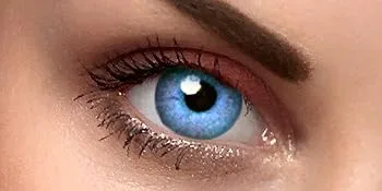 Eye-Effect Contact Lenses Violet Annual Lenses multi-coloured / 0 diopters 2 pieces - blue contact lenses