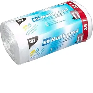 Papstar garbage bags 35l transparent 200 pieces (4x50) 1 - product information 2