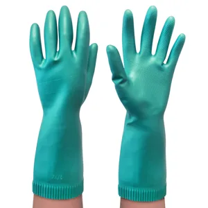 Spontex Wash-ups gloves rinsing gloves with anti-slip profile for optimal dishwasher control quick-drying high tapping size M 1 pair of m Wash-ups - Handschuh angezogen