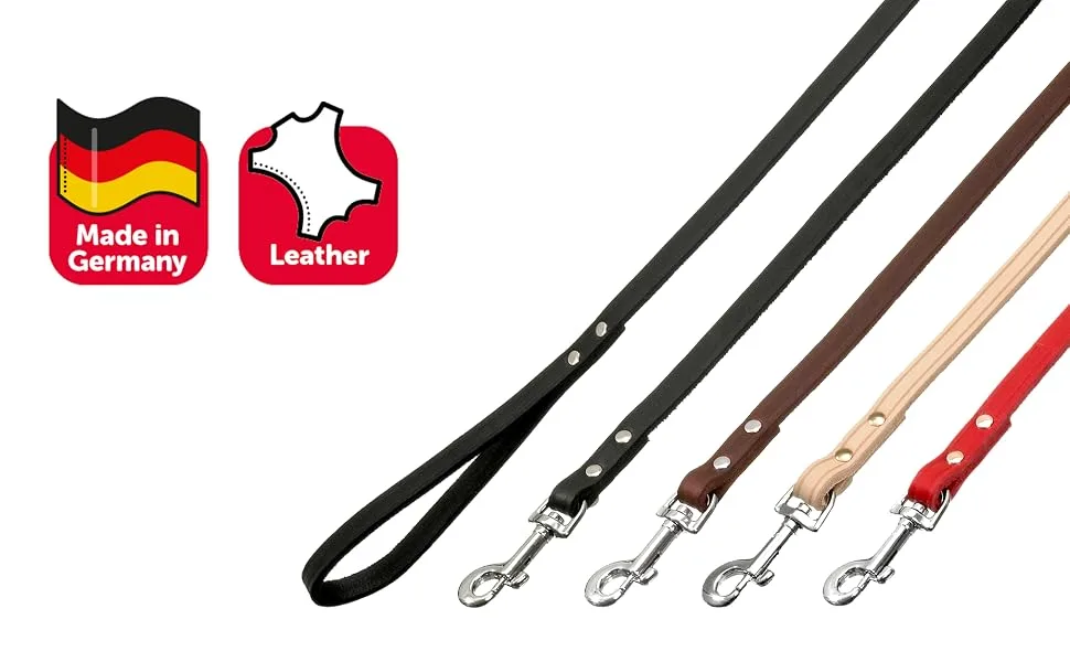 Karlie leash Rondo riveted L: 100 cm W: 12 mm black Dog leash Rondo riveted Black 100X1 2X0 4 - sfsf