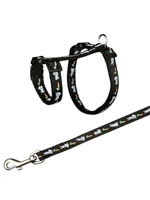 Trixie 6263 Harness with leash for rabbits Nyon 25 44 cm/10 mm 1.25 m assorted colors Assorted colors 25 44 cm/10 mm 1.25 m - 6263
