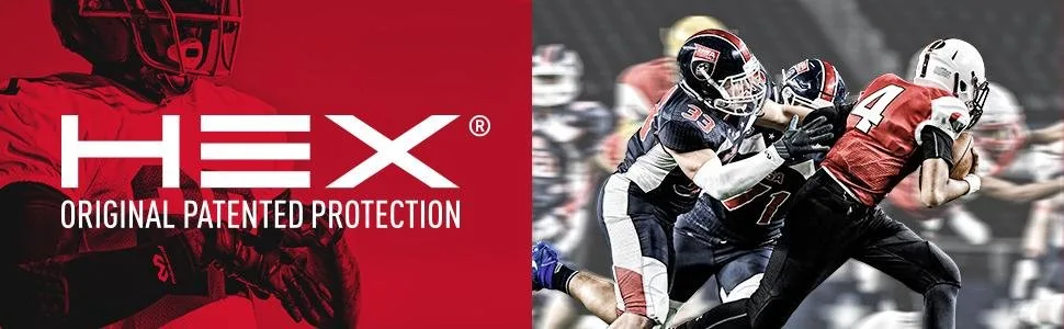 McDavid Forearm Guard HexPad 651 S Black - Hex Fußball 651