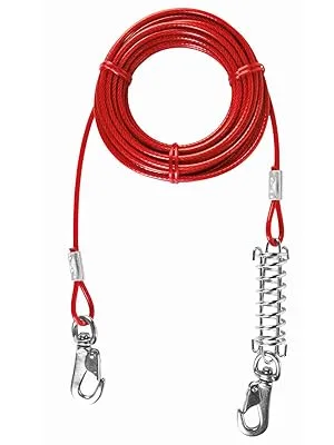 Trixie 2292 Yard Leash 8 m Red Red/Outing single colour (Getaway Solids) 8 metres - 2292