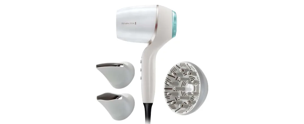 Hair dryer ions compact & powerful & gently Hydraluxe Pro (2400 W 160km/h 3 styling attachments hydracare sensor technology-protection against heat damage digital engine) EC9001 - Hotspot