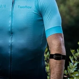 TwoNav Unisex-Adult Heart Rate Sensor Arm Black Middle - Herzfrequenzsensor Arm