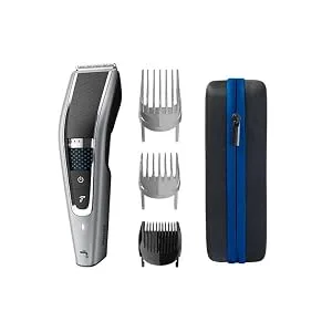 Philips Hair Clipper Series 5000 hair clipper with Trim-n-Flow Pro technology (model HC5650/15) 3 combs and 1 accessory - product information 1