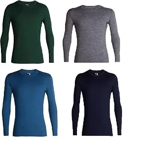 Icebreaker 200 Oasis LS Crewe Baselayer M Black - product information 1