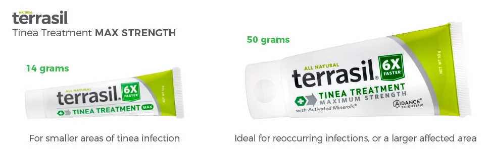 Terrasil Tinea Treatment Max 14 g - heal recurring skin problems