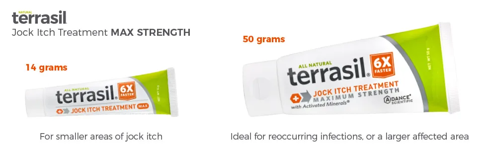 Terrasil Jock Itch Treatment Max 14 g - maximum strength