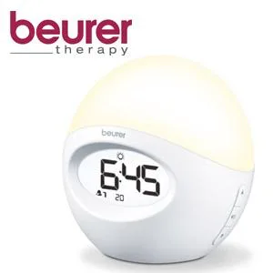 Beurer WL 32 light alarm clock simulation of sunrise with alarm function and radio 2 adjustable alarm times white 152 x 72 cm - product information 1