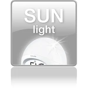 Beurer WL 32 light alarm clock simulation of sunrise with alarm function and radio 2 adjustable alarm times white 152 x 72 cm - product information 2