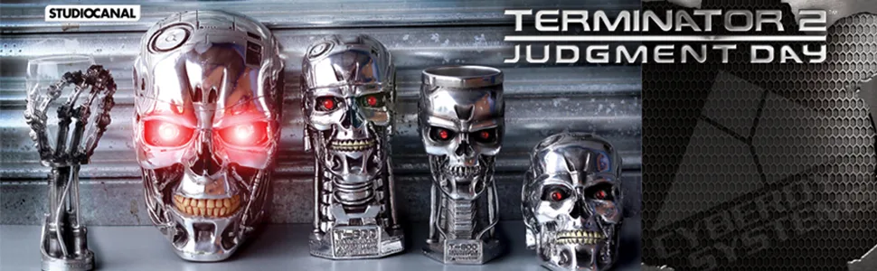 Nemesis Now Officially Licensed T-800 Terminator Head 23 cm Silver - Terminator