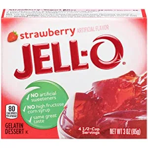 Jell-o Strawberry 85 g - product information 2