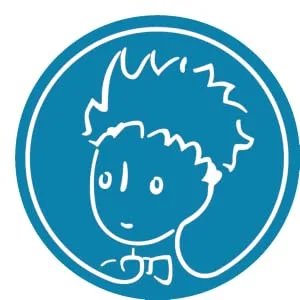 Infocrea Stamp black small - Macaron Logo Der kleine Prinz